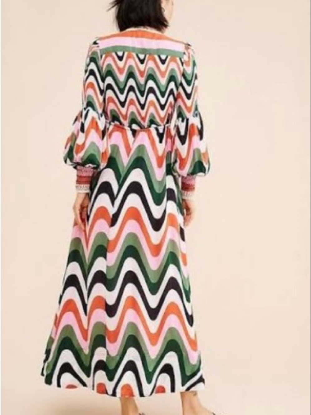 FARM Rio Wave Gradient Maxi Dress Size Small - Picture 2 of 14